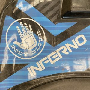 Body Glove Inferno Kneeboard branding